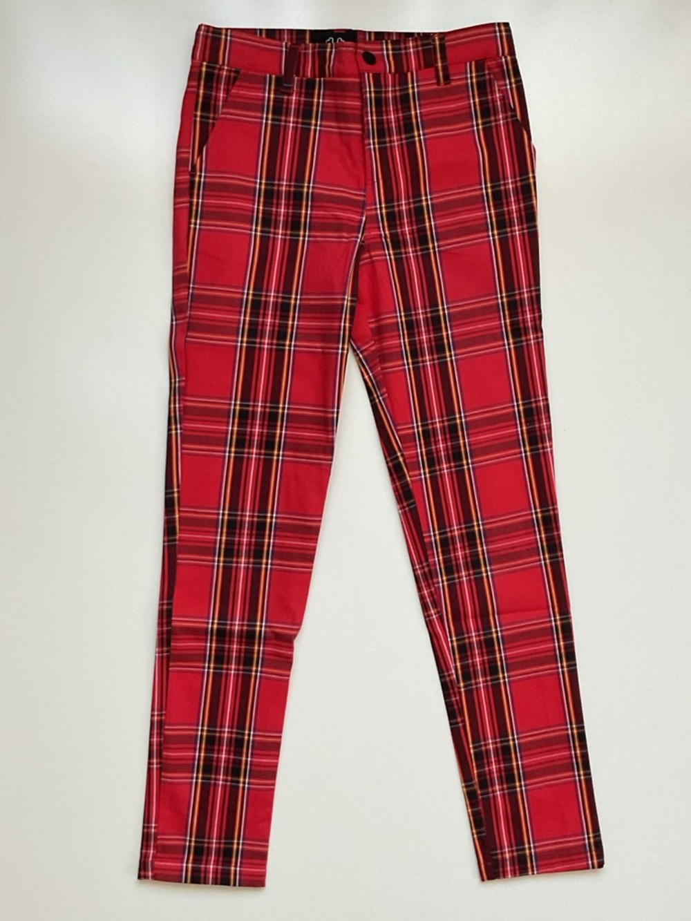 Red Tartan Pants, Sz 14 &16, Jaywalker, Plaid